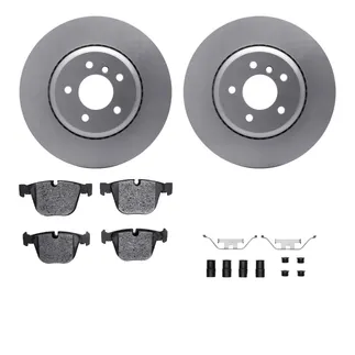 R1 Concepts WFWH1-31075 E- Line Series Brake Rotor W/ Ceramic Brake Pads & Hdw